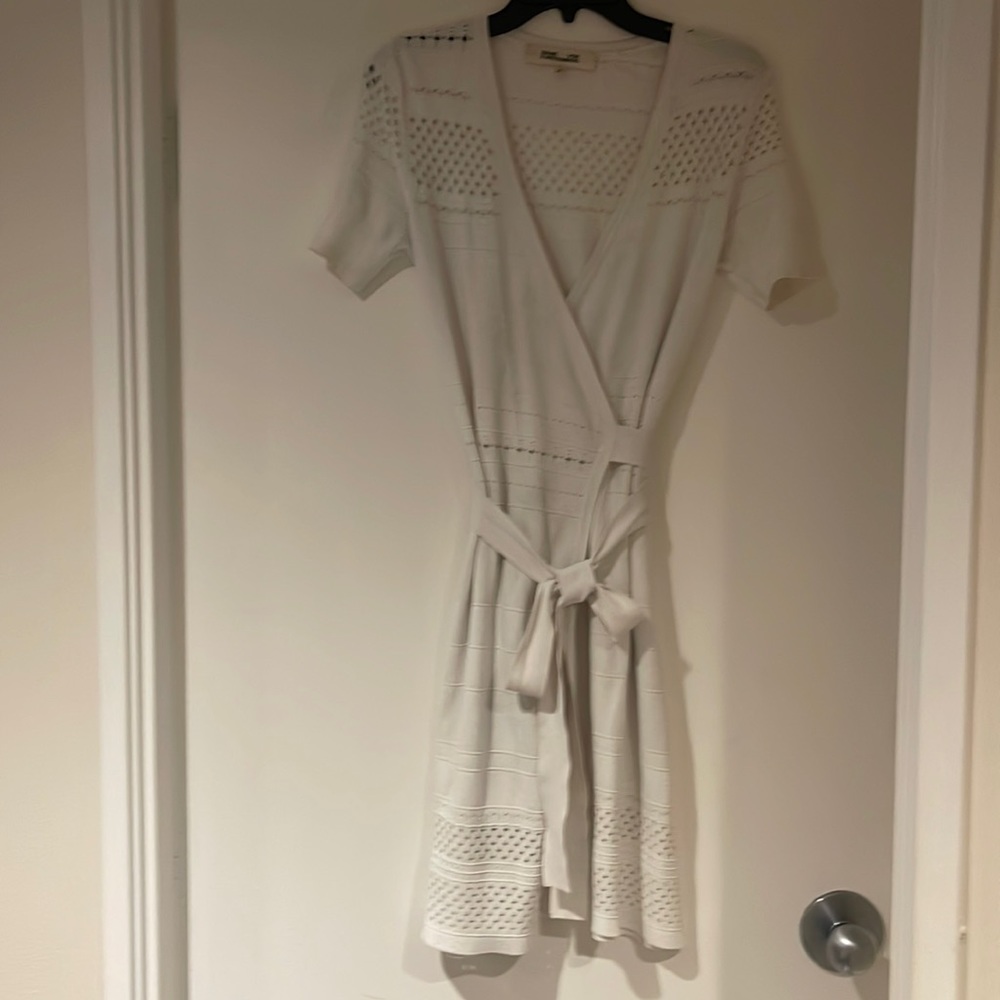 Diana Von Furstenberg White Dress Size S